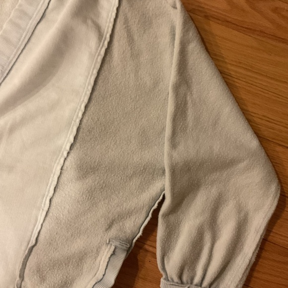 We The Free People light blue Long Button Cardigan Sweater oversized XL NWOT - Picture 14 of 16